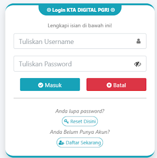 Register PGRI Tojo Una-Una - Persatuan Guru Republik Indonesia Cabang Tojo Una-Una